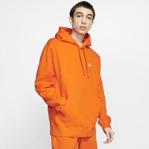 nike sportswear club fleece orange