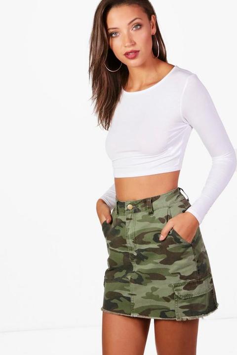 Tall Long Sleeve Crop Top