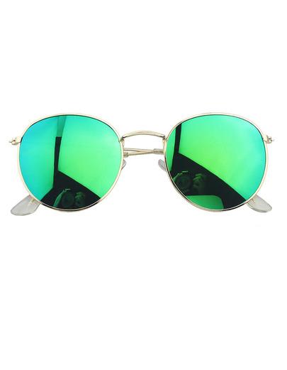 Gafas Del Sol Lentes Redondas - Verde