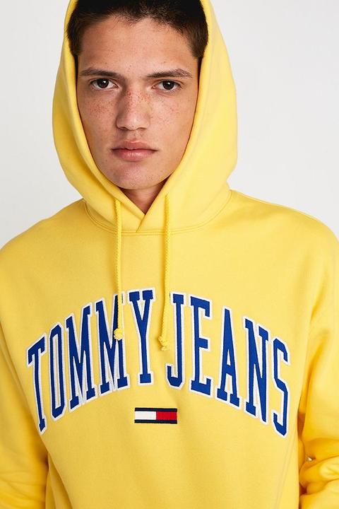 tommy jeans sweatshirt yellow