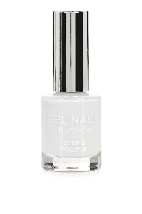 Womens Gel Nail Colour In Mimic - White, White