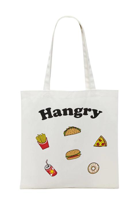 Shopper Di Tela "hangry"