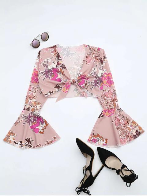 Blusa De Flores Con Estampado Floral