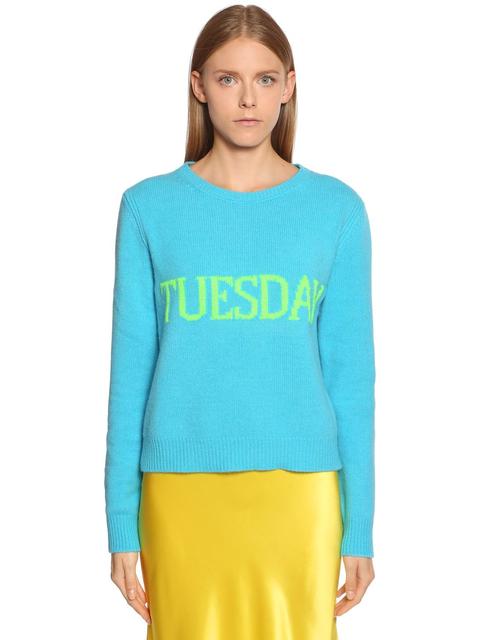 Maglia "tuesday" In Lana E Cashmere
