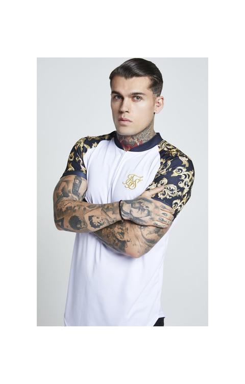 Venetian Baseball Tee - White