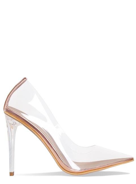 rose gold court shoes