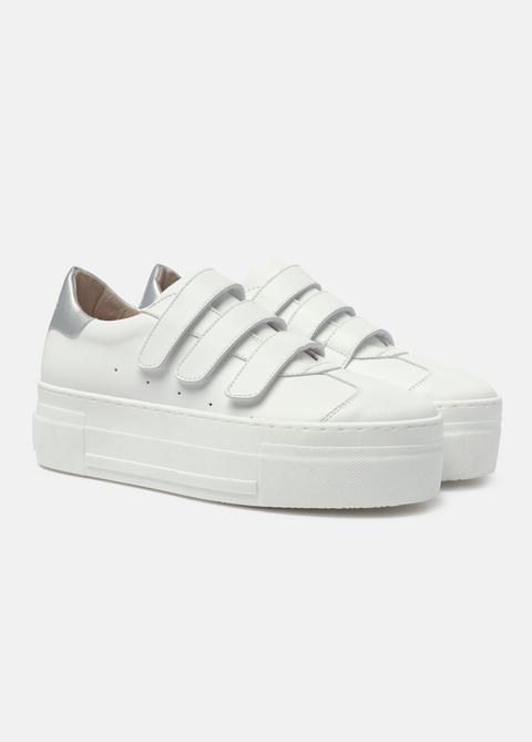 Deportivas Velcros Blancas