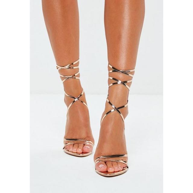 Missguided rose gold clearance heels