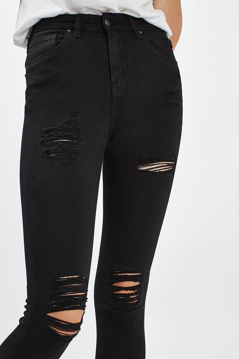black ripped jamie jeans