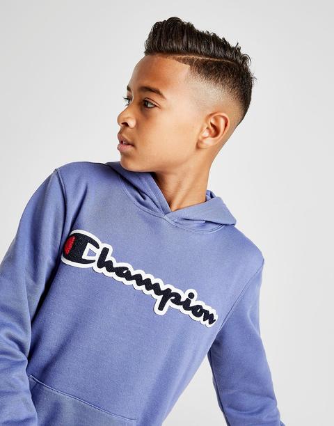 champion fleece overhead hoodie junior