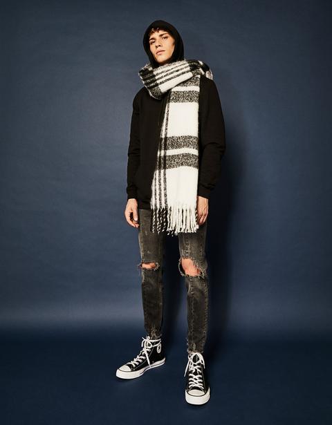 Jeans Skinny Fit Con Strappi