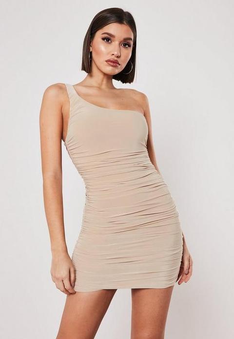 one shoulder bodycon mini dress