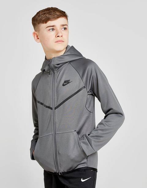 grey nike jacket junior