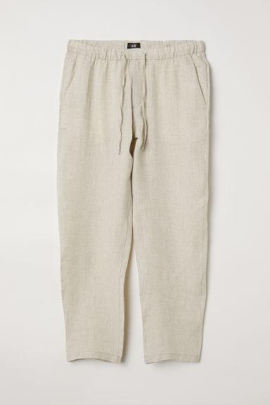 H & M - Pantaloni Ampi - Bianco