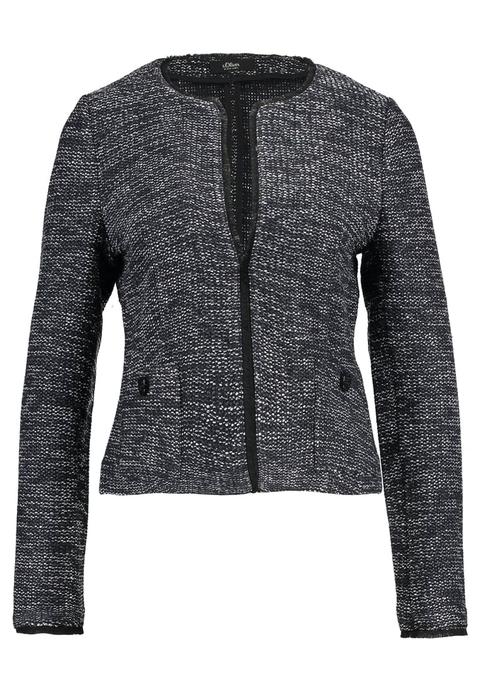 S.oliver Black Label Jacke Blazer Blue Tweed