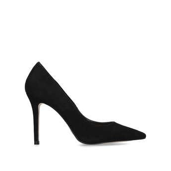 Carvela Kareless - Black Suedette Court Shoes