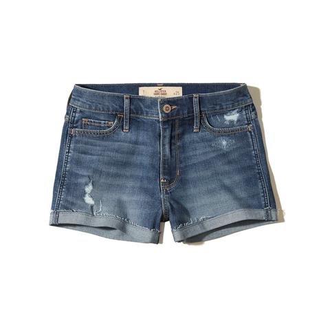 High-rise Denim Short-shorts