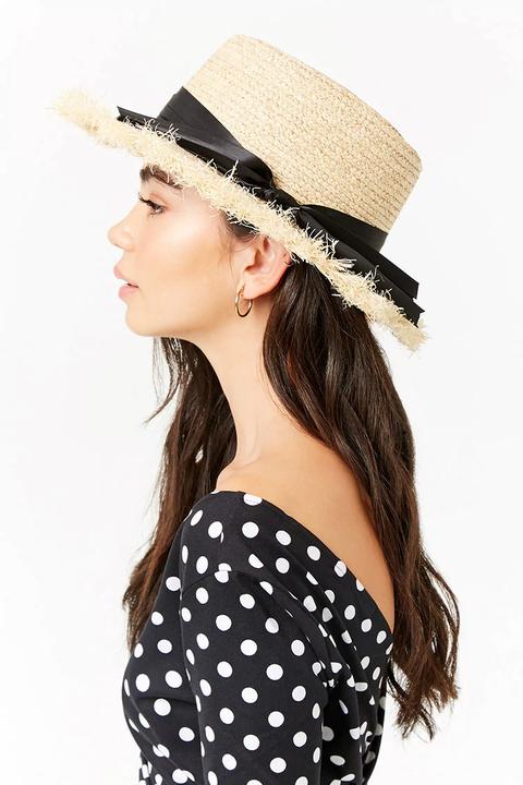 Frayed Straw Hat