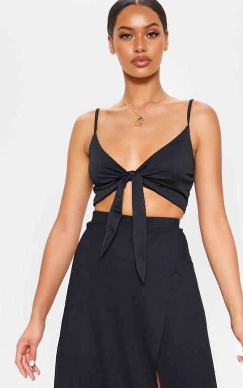 black tie bralet