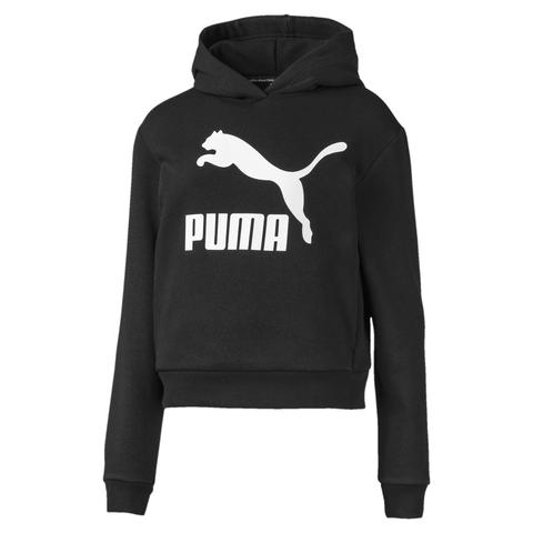 Felpa Con Cappuccio E Logo Classic Donna | 01 | Puma Back To School | Puma Italia