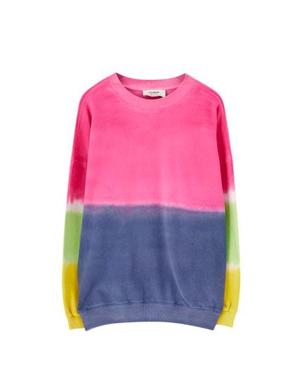 Sudadera Tie-dye Colores Flúor