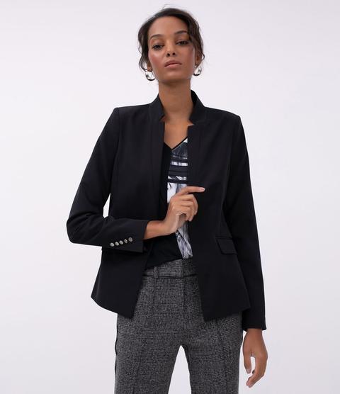 Blazer Com Gola Diferenciada