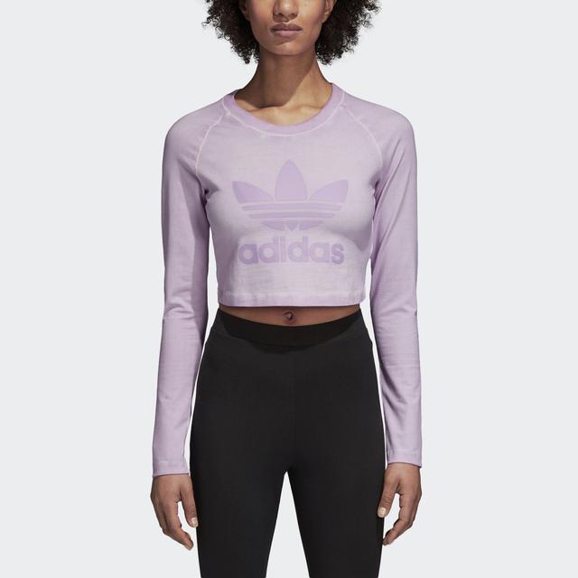 top manga larga adidas