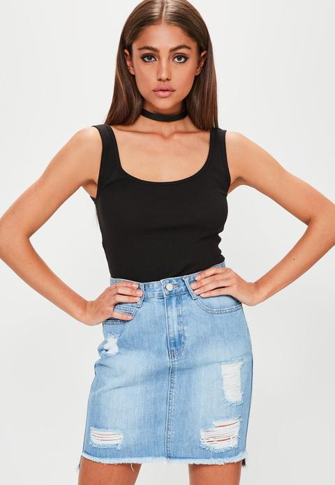 Black Basic Vest, Black