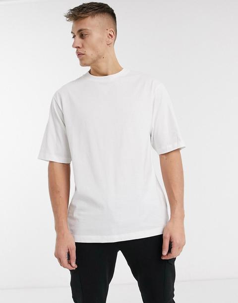 River Island - T-shirt Oversize - Blanc