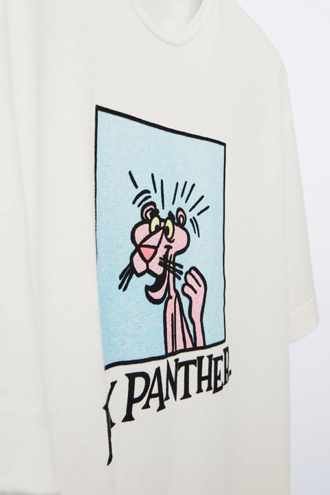 Camiseta Estampación Pink Panther ® Mgm de Zara en Buttons