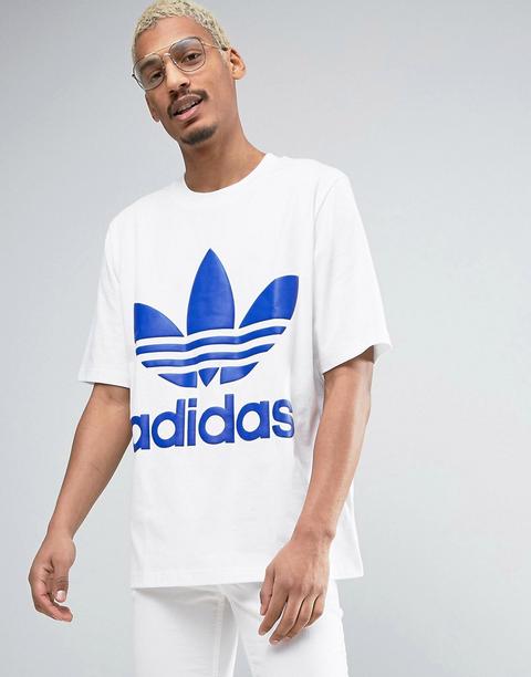 Camiseta Blanca De Corte Cuadrado Ac Bk7174 De Adidas Originals