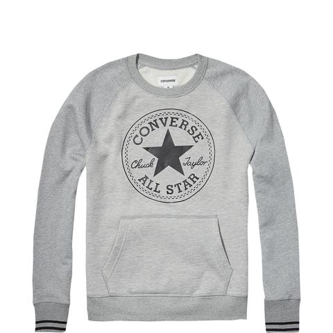 Sudadera Pullover Logo Crew Con Bolsillo Para Hombre