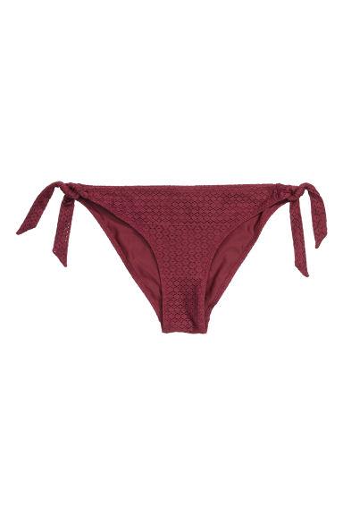 H & M - Slip Bikini - Rosso