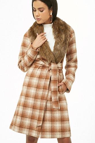 forever 21 wrap coat