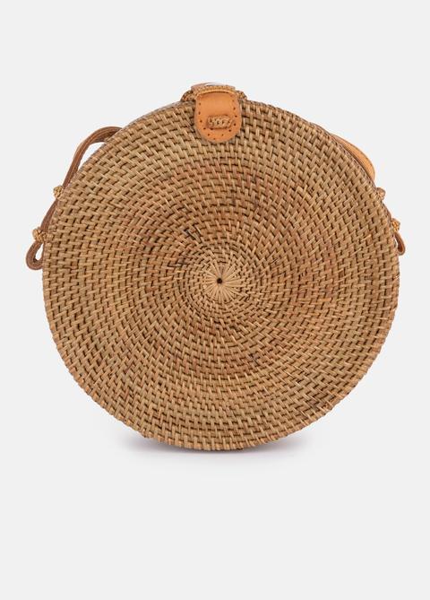 Bolso Rattan Redondo