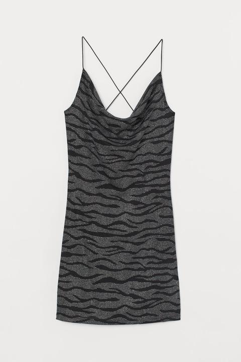 Vestido Brillante - Negro