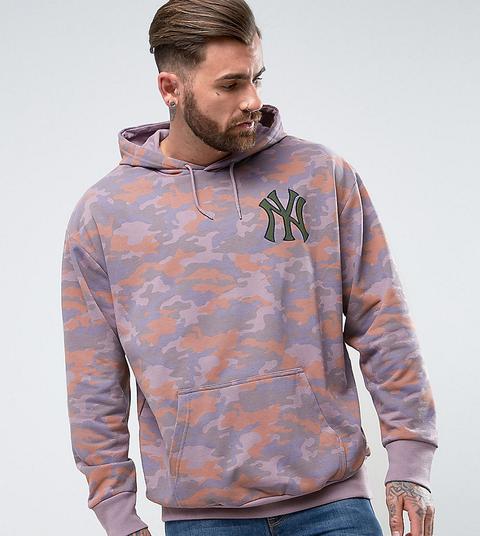 Sudadera Con Capucha De Camuflaje Extragrande De Los Yankees Exclusiva En Asos De Majestic