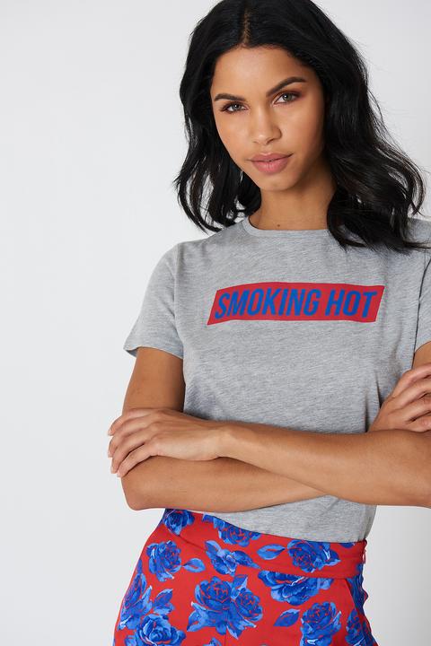 Na-kd Smoking Hot Tee - Grey