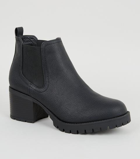 cleated chelsea boots