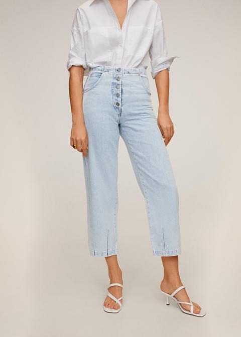 Jeans Straight-fit Lavado Claro