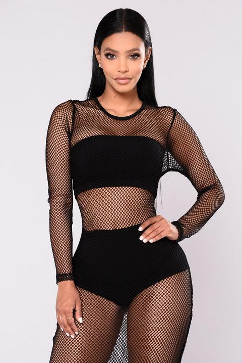 Fishnet dress 2025 fashion nova