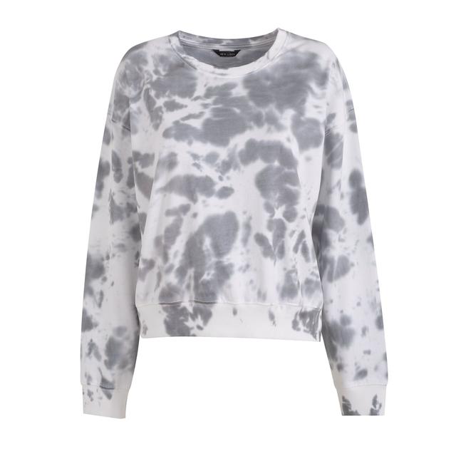 grey tie dye sweatshirt