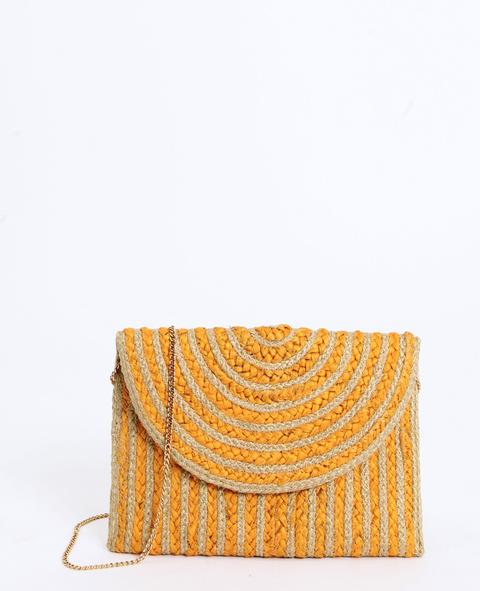 Borsa Pochette In Paglia