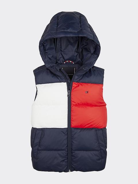Flag Padded Hooded Gilet from Tommy 