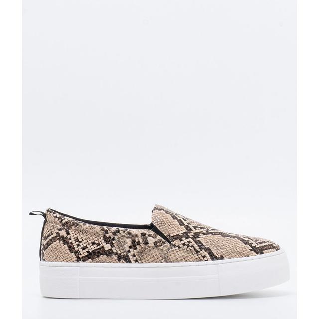 tenis flatform satinato