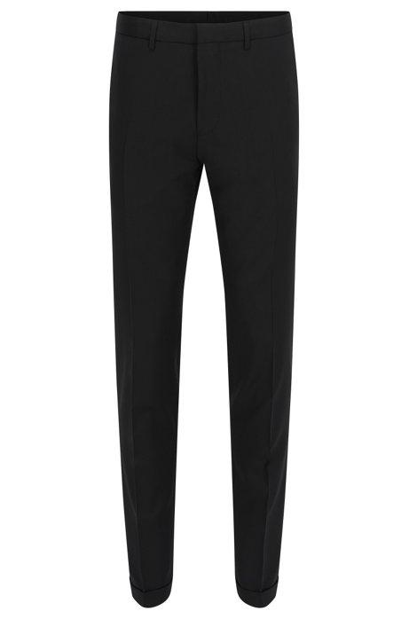 Pantaloni Extra Slim Fit In Lana Vergine