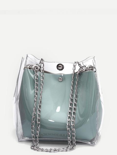 shein clear bolsa