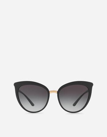 Cat-eye Sunglasses In Nylon Fiber