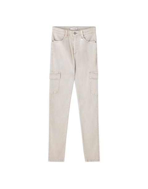 Pantalón Cargo Skinny Tiro Bajo