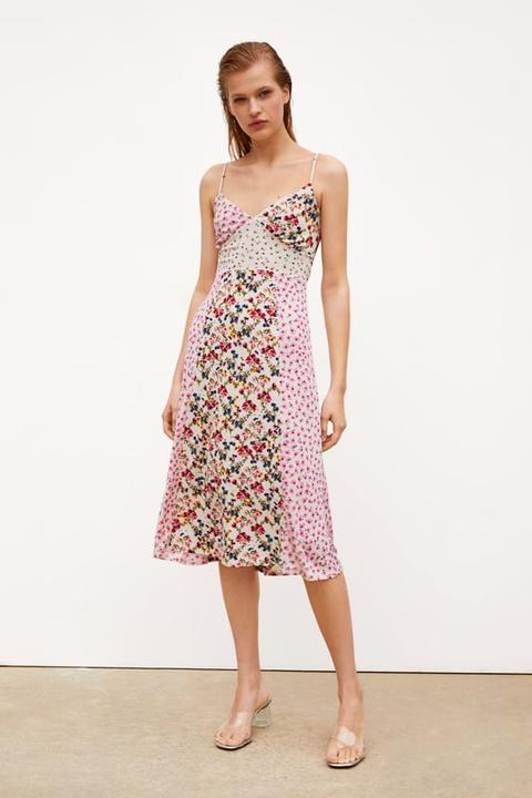 Vestito Con Stampa Patchwork from Zara on 21 Buttons
